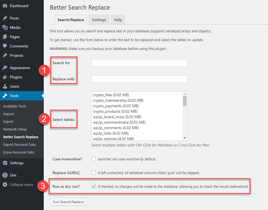 better search and replace wordpress plugin